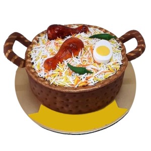 Biryani Theme Cake