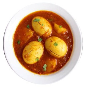 2 plates Egg Curry