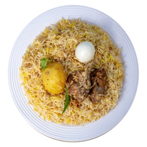 Mutton Egg Biryani